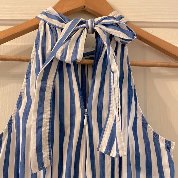 J. Crew Pants & Jumpsuits Navy White Striped J Crew Jumpsuit W A